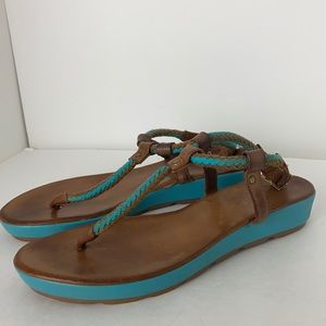 Miz Mooz Braided  Thong Sandals size 39
